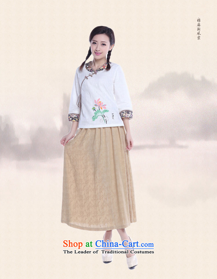 2015 new literary aura body skirt cotton linen ethnic retro long skirt large black dress children skirt black S code picture, prices, brand platters! The elections are supplied in the national character of distribution, so action, buy now enjoy more preferential! As soon as possible.