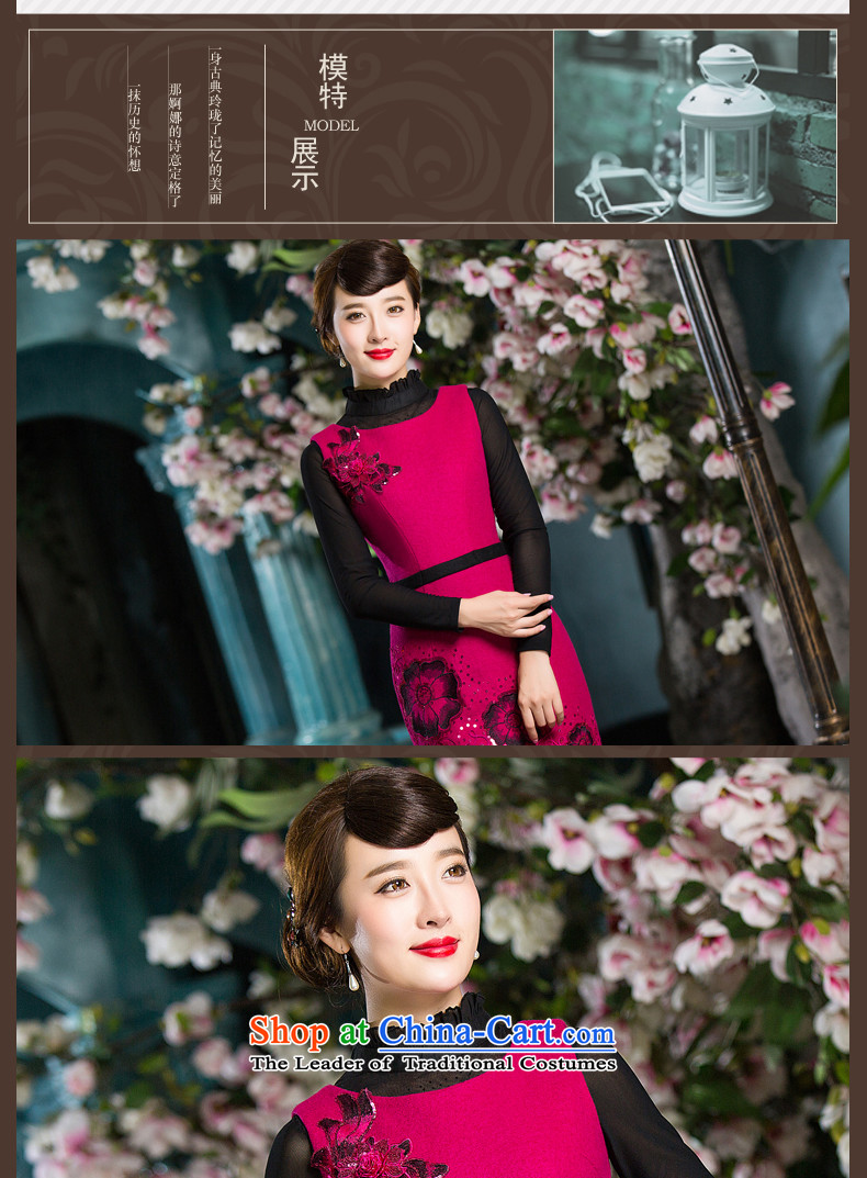 Eason Chan point cheongsam dress 2015 new winter round-neck collar gross national wind daily dresses? The Red XXL picture, prices, brand platters! The elections are supplied in the national character of distribution, so action, buy now enjoy more preferential! As soon as possible.