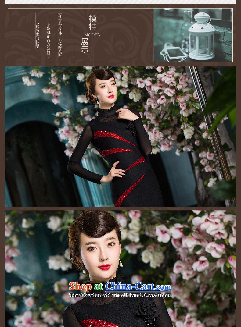 Eason Chan point cheongsam dress 2015 new stylish bride mother load winter wedding dress suit Female dark red XXL picture, prices, brand platters! The elections are supplied in the national character of distribution, so action, buy now enjoy more preferential! As soon as possible.