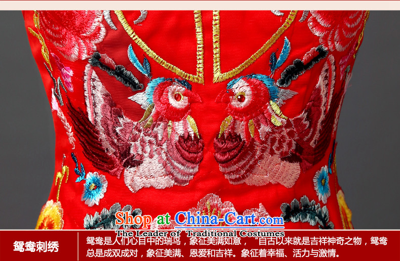 Rain Coat 2015 Autumn yet wedding dresses new Chinese long large graphics thin crowsfoot qipao marriages bows services QP546 RED L picture, prices, brand platters! The elections are supplied in the national character of distribution, so action, buy now enjoy more preferential! As soon as possible.