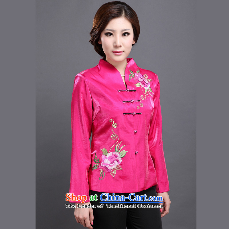 The Cave of the winds in the spring and autumn of the elderly people, Ms. Tang dynasty fashion older Sau San Tong jackets Y661 mother large red XL, Cave of the elderly has been pressed shopping on the Internet