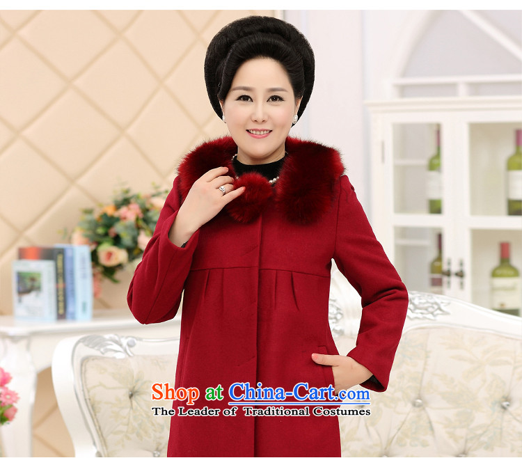 The Secretary for Health concerns of older women shop * woolen coats?? for autumn and winter by sub-thick with middle-aged moms. Long cashmere overcoat Qiu Xiang Wong XL( recommendations 90-110 catties) Picture, prices, brand platters! The elections are supplied in the national character of distribution, so action, buy now enjoy more preferential! As soon as possible.