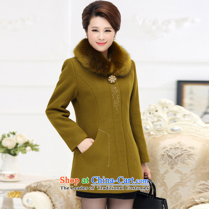 The Secretary for Health concerns of older * shop cashmere overcoat girl in the long load mother gross? Overcoat for winter coats female autumn and winter middle-aged 5XL, aubergine and involved (rvie.) , , , shopping on the Internet