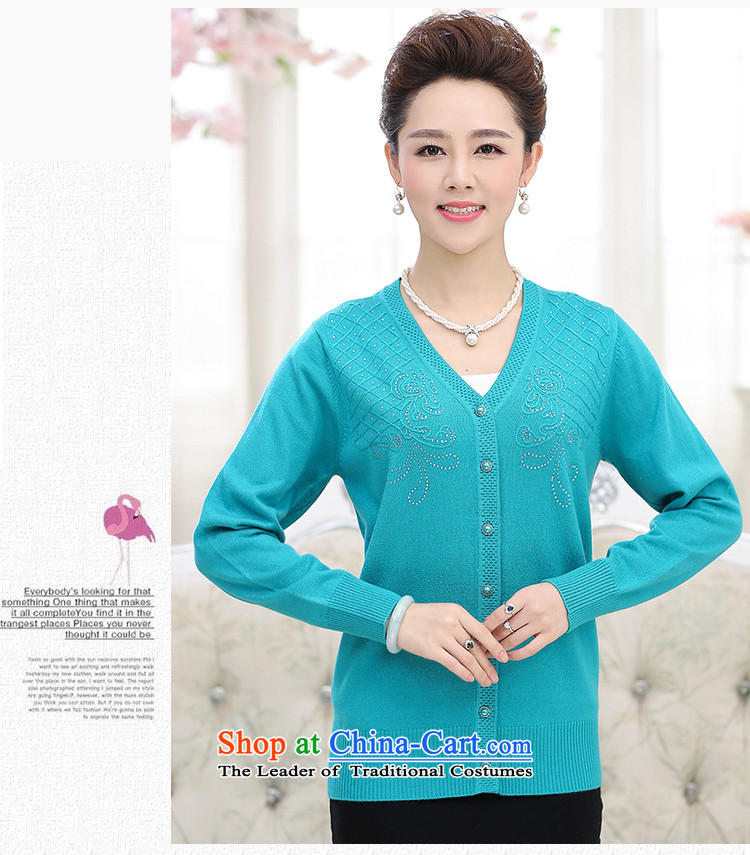 And related shop *2015 autumn and winter in the new V-Neck Mount mother older knitting cardigan sweater large 40-50 loose coat pickles jacket green 3XL picture, prices, brand platters! The elections are supplied in the national character of distribution, so action, buy now enjoy more preferential! As soon as possible.