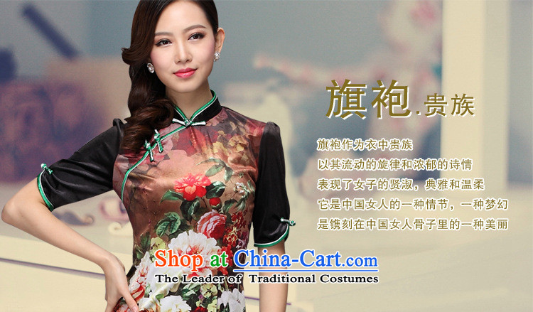 2013 Autumn and winter new stamp improved retro style, short-sleeved qipao Shenzhen picture color) XL Photo, prices, brand platters! The elections are supplied in the national character of distribution, so action, buy now enjoy more preferential! As soon as possible.