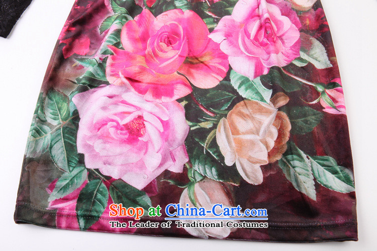 New autumn sexy lace scouring pads and the relatively short time stamp of long-sleeved cheongsam dress banquet figure XXXL dress photo, prices, brand platters! The elections are supplied in the national character of distribution, so action, buy now enjoy more preferential! As soon as possible.