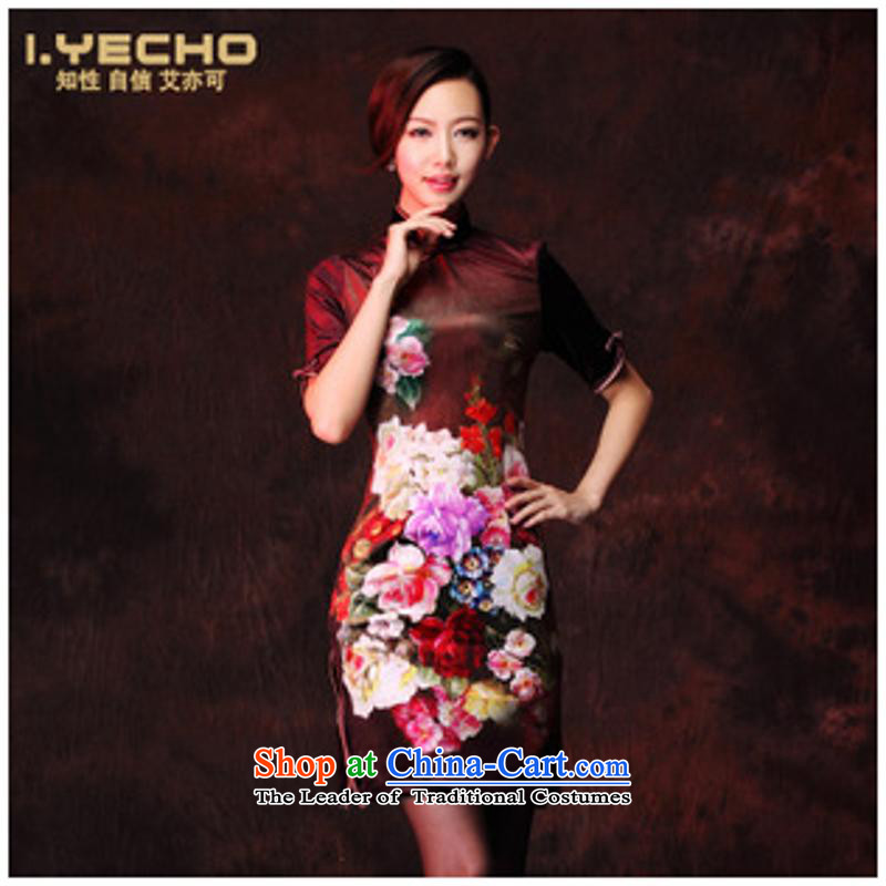 The spring of the year 2015 may also spread new product improvement and Stylish retro-cashmere stamp daily short of qipao in Figure XXL, cuff and involved (rvie.) , , , shopping on the Internet