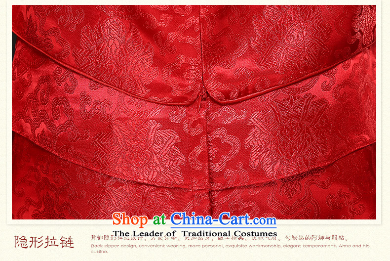 The bride cheongsam dress tslyzm wedding dress bows Service, 2015 New autumn and winter back door onto a long-sleeved Sau San Mao for Tang Women's clothes autumn red XXL picture, prices, brand platters! The elections are supplied in the national character of distribution, so action, buy now enjoy more preferential! As soon as possible.