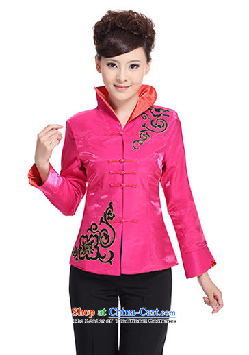 The Black Butterfly Hotel reception tea ARTS UNIFORM long-sleeved T-shirt Tang Chinese autumn and winter coats female red shirts) (picture, prices, XXL brand platters! The elections are supplied in the national character of distribution, so action, buy now enjoy more preferential! As soon as possible.