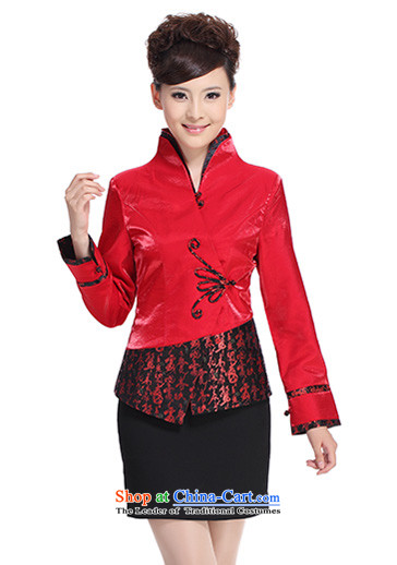 The Black Butterfly restaurant for hotel courtesy attendants autumn and winter long-sleeved teahouse arts Tang (shirts) RED M picture, prices, brand platters! The elections are supplied in the national character of distribution, so action, buy now enjoy more preferential! As soon as possible.