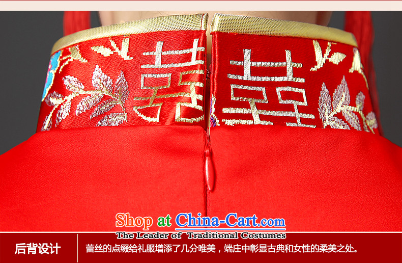 Rain-sang yi 2015 autumn and winter dinner wedding new red long thick bride retro embroidery qipao bows QP553 marriage Services 7) S pictures, cuff price, brand platters! The elections are supplied in the national character of distribution, so action, buy now enjoy more preferential! As soon as possible.