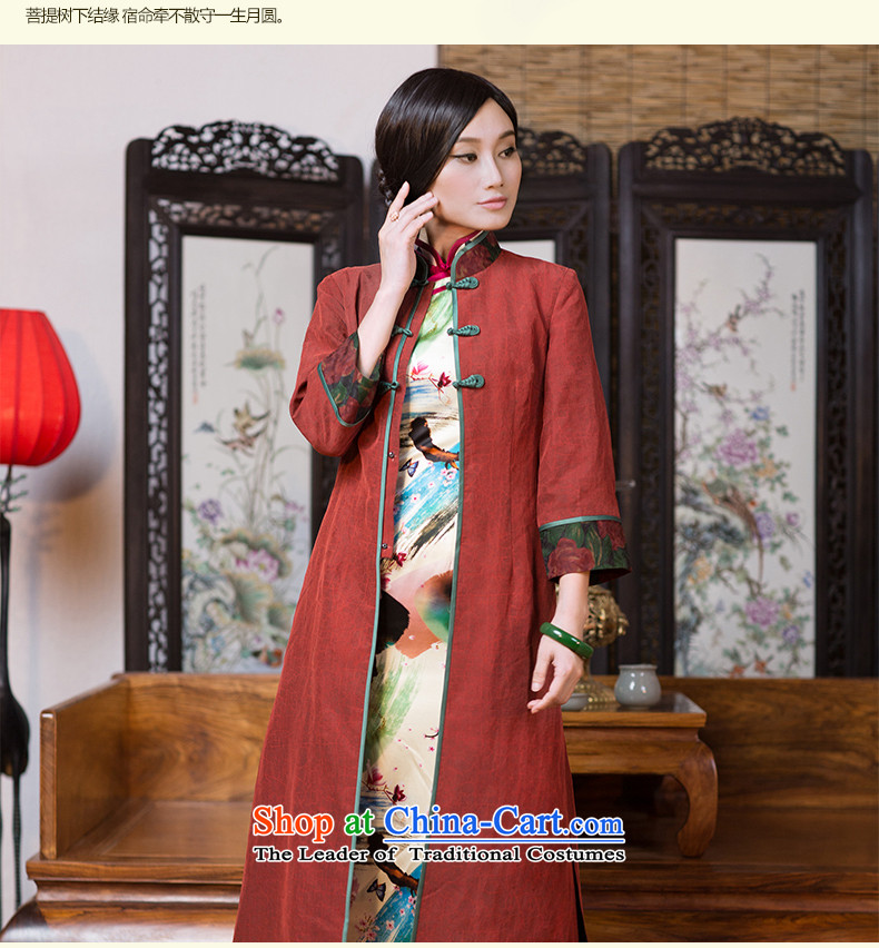 Chinese classic 2015 Autumn load-tang gown, with improved China wind cheongsam silk incense cloud yarn long jacket, suit XL Photo, prices, brand platters! The elections are supplied in the national character of distribution, so action, buy now enjoy more preferential! As soon as possible.