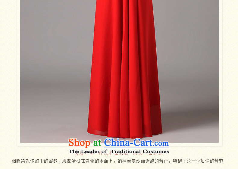 Improved cheongsam dress brides tslyzm wedding services classical Chinese marriage bows Sau Wo service long-sleeved lace collar 2015 new autumn and winter red XXXL picture, prices, brand platters! The elections are supplied in the national character of distribution, so action, buy now enjoy more preferential! As soon as possible.
