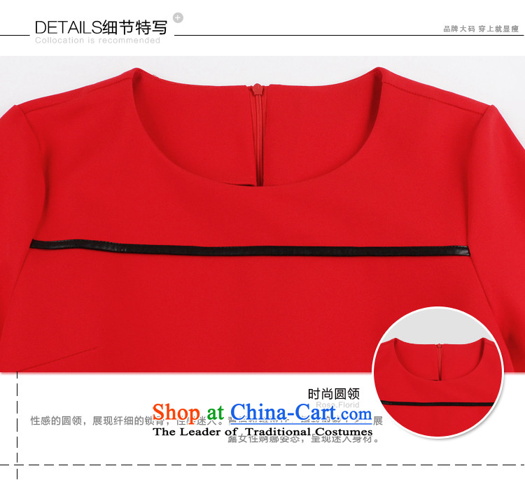 Deloitte Touche Tohmatsu sunny large Europe 2015 Shop Women thick MM autumn and winter celebration for the new red leather loose video thin spell of the forklift truck with red XXL picture, prices, brand platters! The elections are supplied in the national character of distribution, so action, buy now enjoy more preferential! As soon as possible.