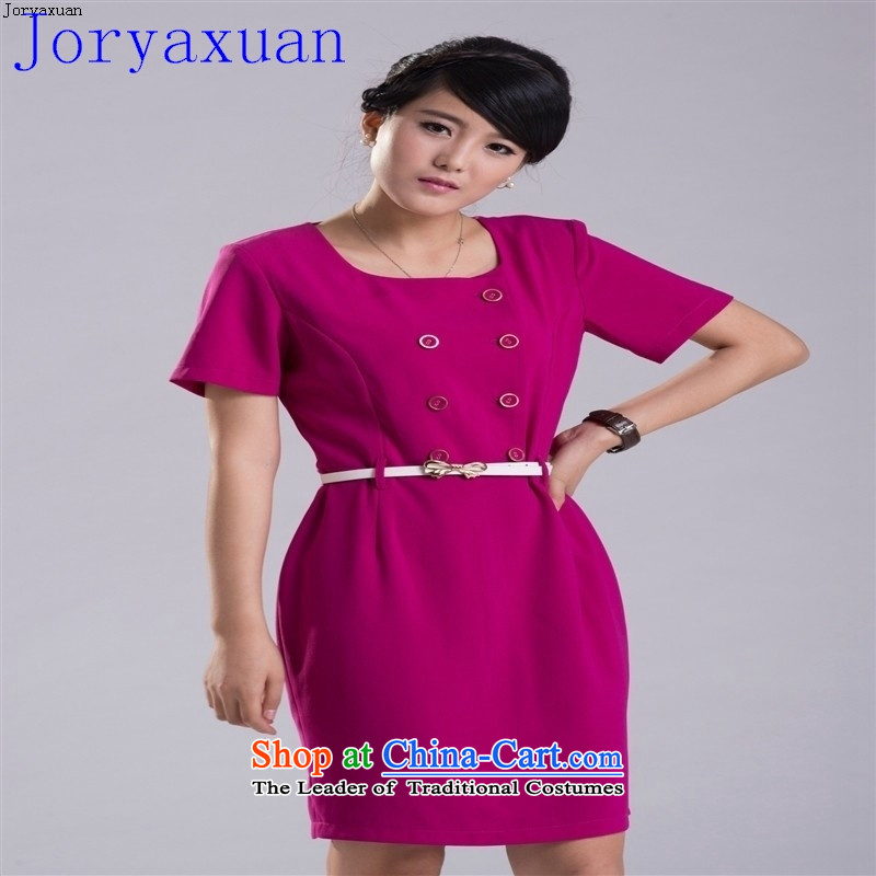 Deloitte Touche Tohmatsu New Shop fine attire temperament Sau San short-sleeved dresses and beautician clothing package consultants white , L-ya Xuan (joryaxuan) , , , shopping on the Internet