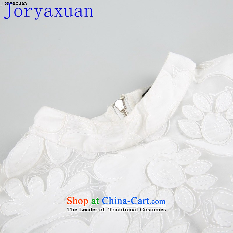 Deloitte Touche Tohmatsu trade shop women fall new Europe and the Sleek and Sexy put engraving embroidered clothes White XL White XL, Zhou Xuan Ya (joryaxuan) , , , shopping on the Internet