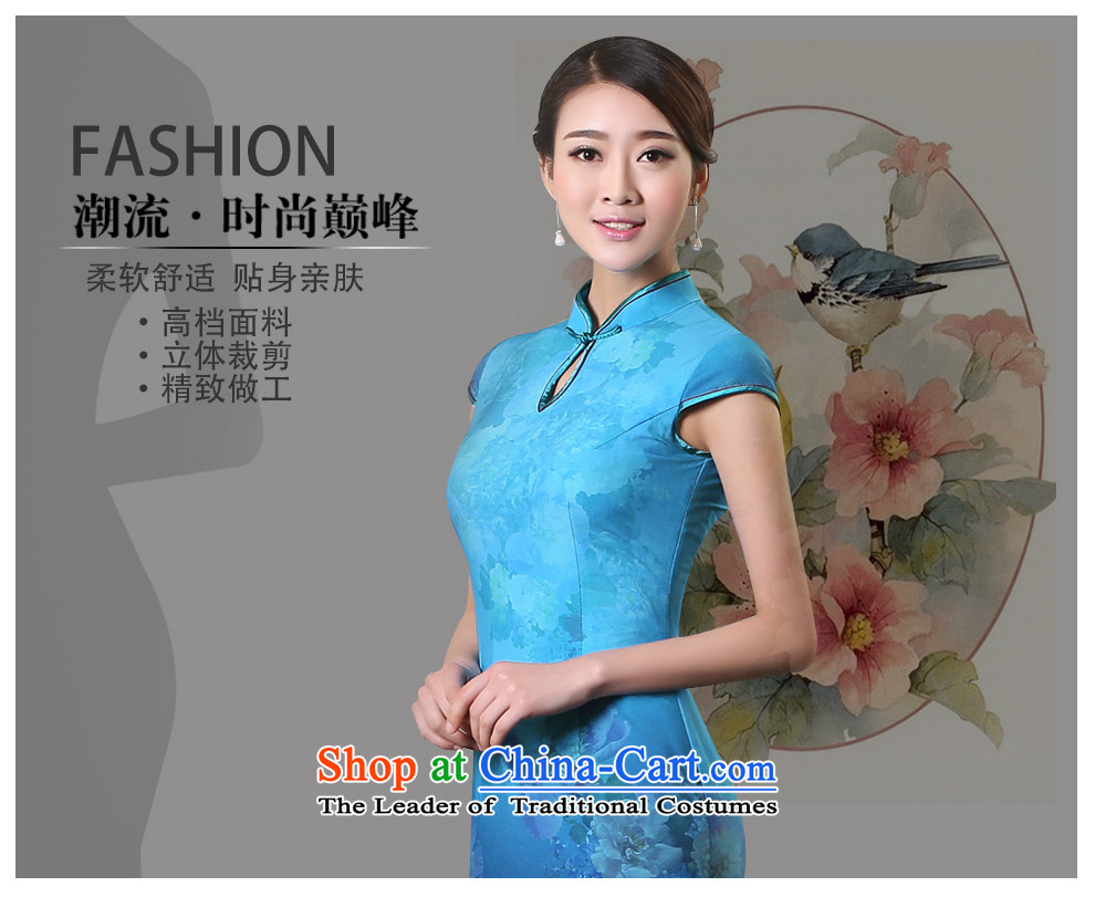 Qipao long 2015 Autumn new dresses and Stylish retro daily video 