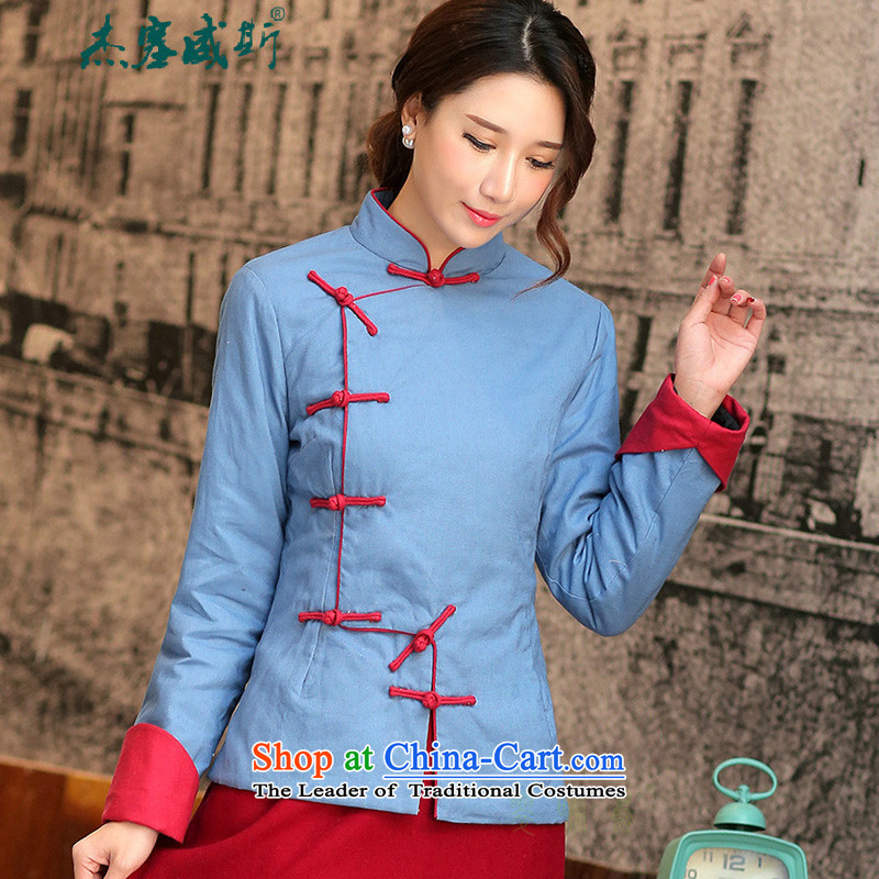 In the winter of Jericho, the girl was warm decor video thin female Chinese national wind to the Horseshoe cuff ãþòâ retro hand a long-sleeved folder field detained cotton robe Tang Dynasty Flamingo Pink , L, Cheng Kejie, the , , , shopping on the Interne