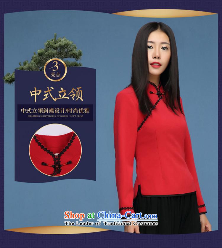 No. of Ramadan Tang Dynasty Ms. Tang Chiu-loaded Han-improved China wind long-sleeved shirt qipao retro red XXL picture, prices, brand platters! The elections are supplied in the national character of distribution, so action, buy now enjoy more preferential! As soon as possible.