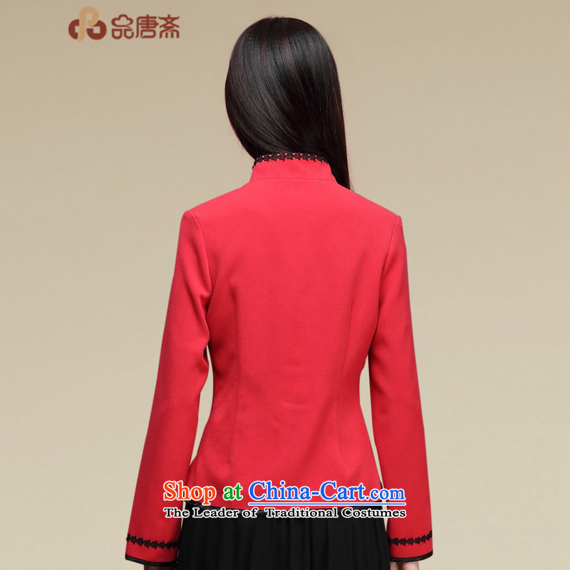 No. of Ramadan Tang Dynasty Ms. Tang Chiu-loaded Han-improved China wind long-sleeved shirt qipao retro red XXL, products Tang Ramadan , , , shopping on the Internet