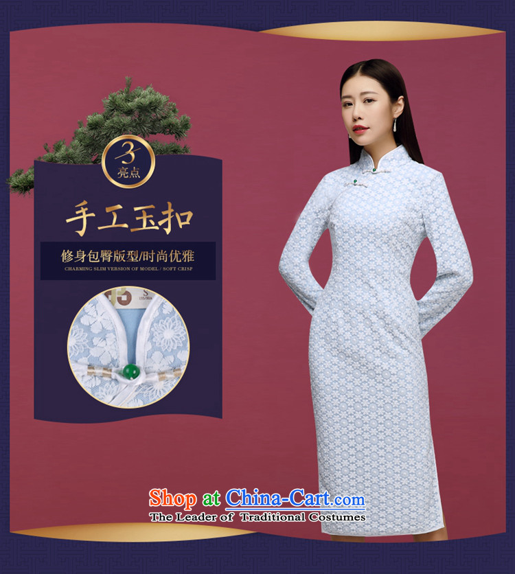 No. Tang lace cheongsam dress Ramadan 015 new Fall/Winter Collections of nostalgia for the medium to long term, good cheongsam dress map color S picture, prices, brand platters! The elections are supplied in the national character of distribution, so action, buy now enjoy more preferential! As soon as possible.