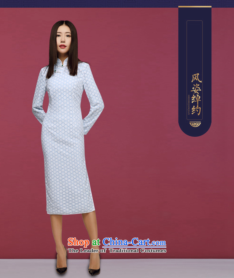 No. Tang lace cheongsam dress Ramadan 015 new Fall/Winter Collections of nostalgia for the medium to long term, good cheongsam dress map color S picture, prices, brand platters! The elections are supplied in the national character of distribution, so action, buy now enjoy more preferential! As soon as possible.