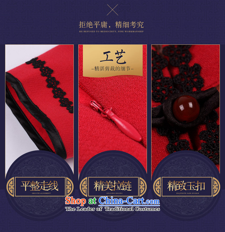 No. of Ramadan Tang Dynasty Ms. Tang Chiu-loaded Han-improved China wind long-sleeved shirt qipao retro red S picture, prices, brand platters! The elections are supplied in the national character of distribution, so action, buy now enjoy more preferential! As soon as possible.
