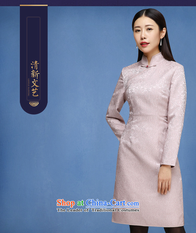 No. of Ramadan improved cheongsam dress Tang 2015 New China wind female retro long-sleeved cheongsam dress map color M brand, prices, picture platters! The elections are supplied in the national character of distribution, so action, buy now enjoy more preferential! As soon as possible.