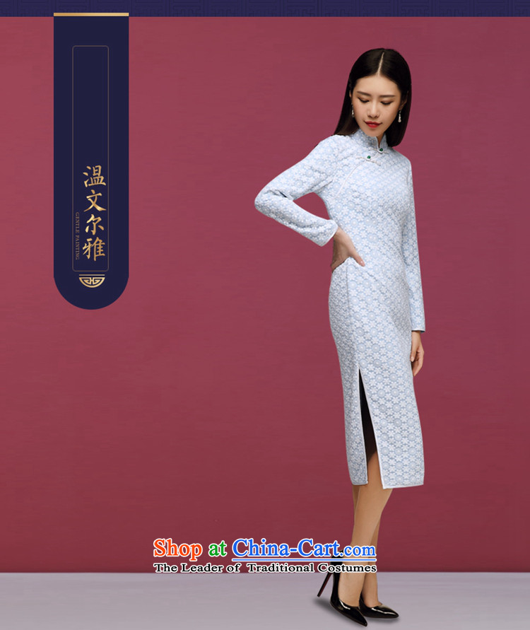 No. Tang lace cheongsam dress Ramadan 015 new Fall/Winter Collections of nostalgia for the medium to long term, good cheongsam dress photo color M brand, prices, picture platters! The elections are supplied in the national character of distribution, so action, buy now enjoy more preferential! As soon as possible.