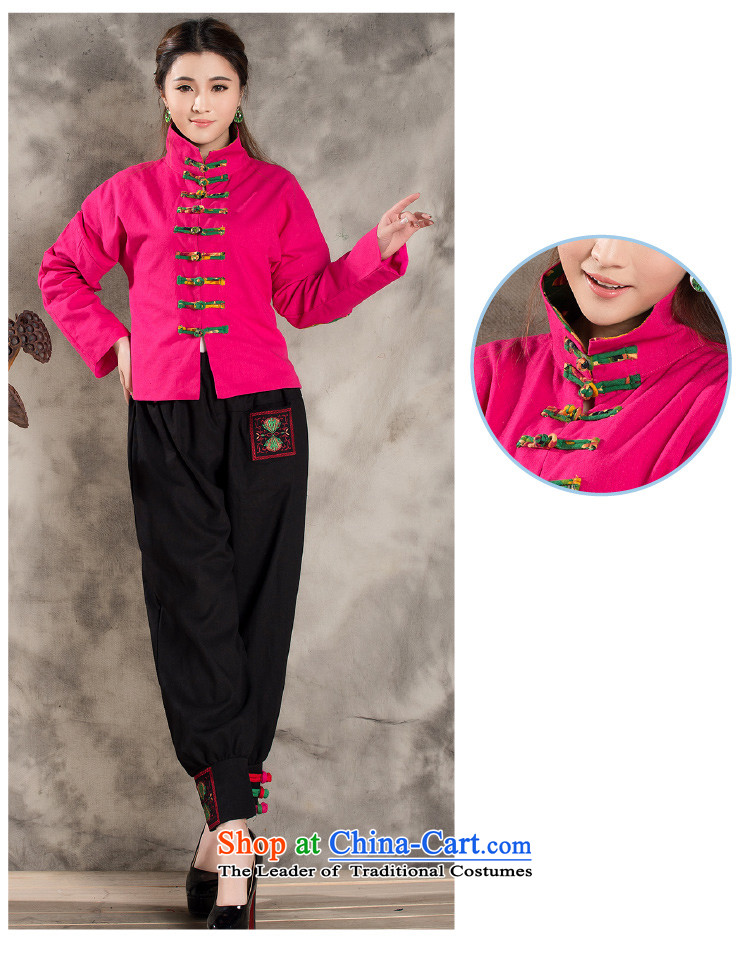 The Hyatt Regency love ya 2015 Tang dynasty through the spring and fall of ethnic cotton linen collar long-sleeved stitching CHINESE CHEONGSAM retro plane collision color jacket CJ9955 Han-Black XL Photo, prices, brand platters! The elections are supplied in the national character of distribution, so action, buy now enjoy more preferential! As soon as possible.
