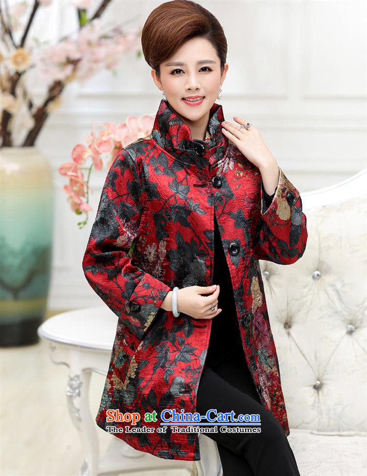 Web soft clothes middle-aged moms replacing autumn new) Older women in autumn jacket Long Hoodie 40-50-year-old YQJ158 RED XXXL picture, prices, brand platters! The elections are supplied in the national character of distribution, so action, buy now enjoy more preferential! As soon as possible.