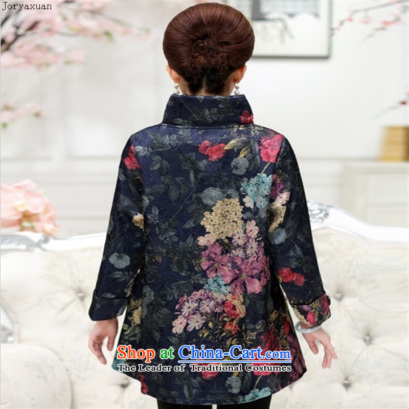 Web soft clothes middle-aged moms replacing autumn new) Older women in autumn jacket Long Hoodie 40-50-year-old YQJ158 XXXL, Cheuk-yan xuan ya red (joryaxuan) , , , shopping on the Internet