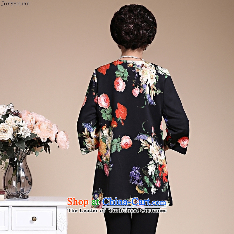 Web soft clothes supply fall mother jackets new elderly saika for women fall-pack Black XL, Zhou Xuan Ya (joryaxuan) , , , shopping on the Internet