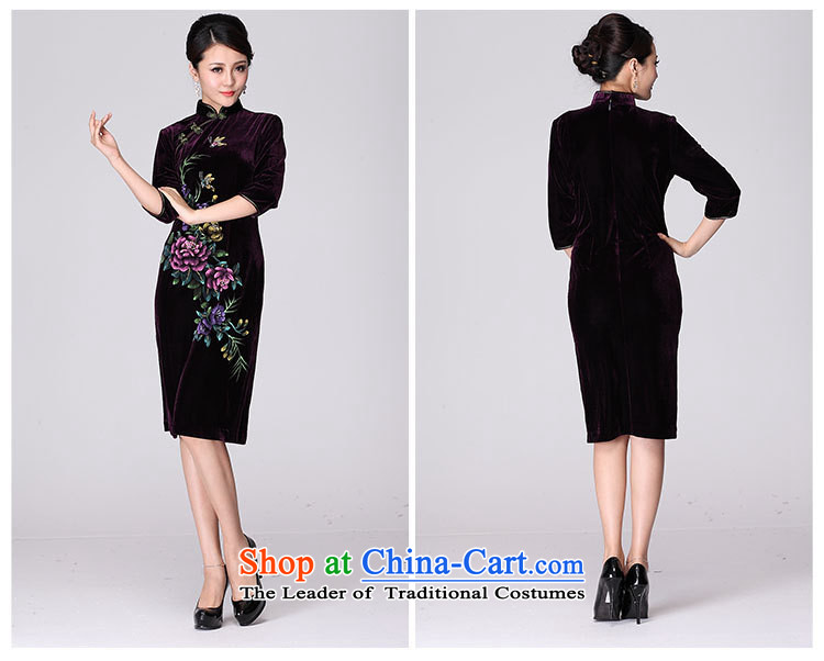 September Girl Store *2015 new moms with retro style qipao female autumn and winter 8868 English thoroughbred, cuff qipao M picture, prices, brand platters! The elections are supplied in the national character of distribution, so action, buy now enjoy more preferential! As soon as possible.