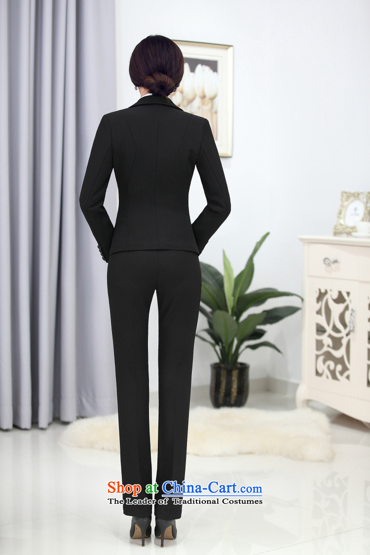 Mano-hwan's 2015 Autumn long-sleeved attire fashion clothing at the reception of the hotel Sau San black suit M picture, prices, brand platters! The elections are supplied in the national character of distribution, so action, buy now enjoy more preferential! As soon as possible.