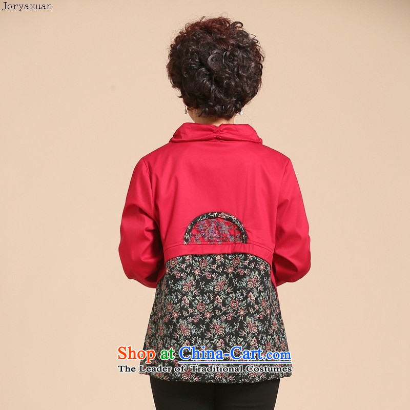 Web soft trappings of older women with new moms autumn jackets for larger mother jackets autumn jackets. Long Red 4XL, Cheuk-yan xuan ya (joryaxuan) , , , shopping on the Internet