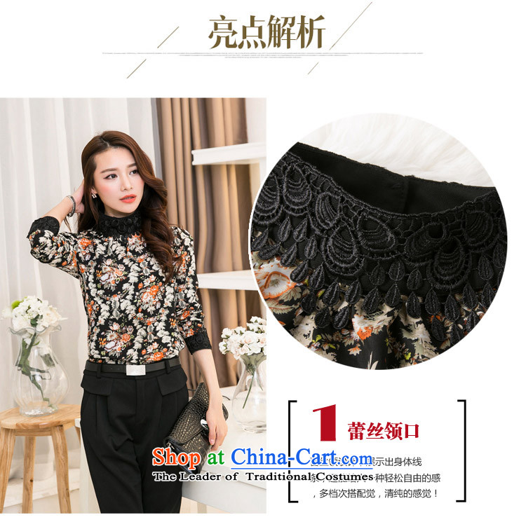 And involved with the fall of boutiques *2015 Peacock petals lace collar long-sleeved stylish two kits FZL-5016 picture color trousers female XL Photo, prices, brand platters! The elections are supplied in the national character of distribution, so action, buy now enjoy more preferential! As soon as possible.