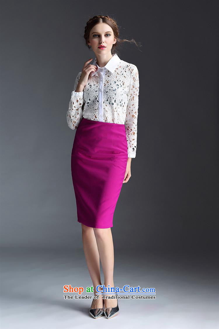 And involved shops new) Autumn *2015 water-soluble lace engraving long-sleeved shirt + lace retro and upper body of the forklift truck package skirt two kits picture color S picture, prices, brand platters! The elections are supplied in the national character of distribution, so action, buy now enjoy more preferential! As soon as possible.
