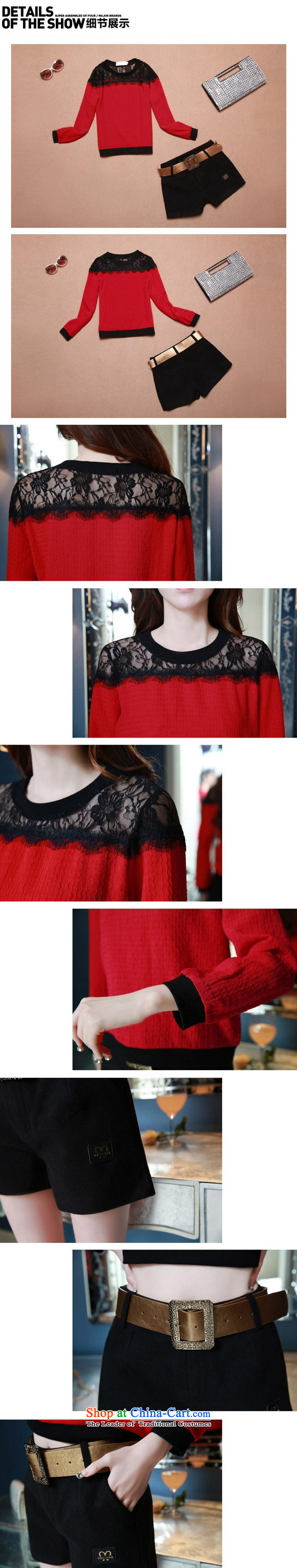 And involved new autumn *2015 shops inside South Korea gross Knitted Shirt long-sleeved? two kits KHY8522 shorts (sent belt) Red L picture, prices, brand platters! The elections are supplied in the national character of distribution, so action, buy now enjoy more preferential! As soon as possible.