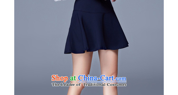And involved shops new) Autumn *2015 OL commuter long-sleeved shirt loose stamp wild video thin A skirt umbrella skirt white shirt + navy blue skirt M pictures, umbrella price, brand platters! The elections are supplied in the national character of distribution, so action, buy now enjoy more preferential! As soon as possible.