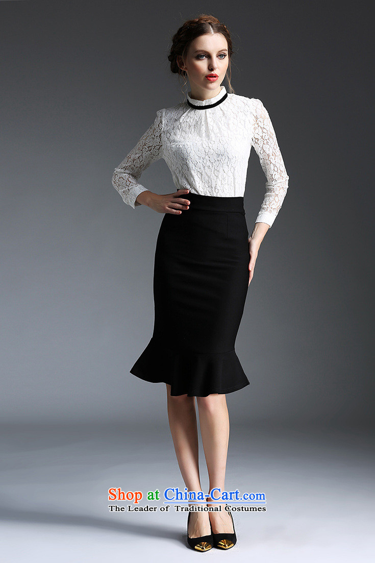 And involved shops new) Autumn *2015 collar long-sleeved shirt + lace crowsfoot package and step-body skirt two kits for women picture color M brand, prices, picture platters! The elections are supplied in the national character of distribution, so action, buy now enjoy more preferential! As soon as possible.