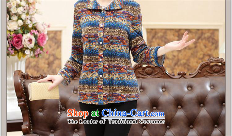 The Secretary for Health related shops * floral retro-fit Women's older autumn NEW SHIRT female middle-aged moms large long-sleeved blue XL Photo, prices, brand platters! The elections are supplied in the national character of distribution, so action, buy now enjoy more preferential! As soon as possible.