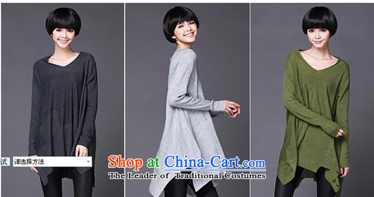 * The autumn shops and involving the new large relaxd casual clothing long-sleeved T-shirt women 1688 Light Gray XXSTOXL) Picture, prices, brand platters! The elections are supplied in the national character of distribution, so action, buy now enjoy more preferential! As soon as possible.