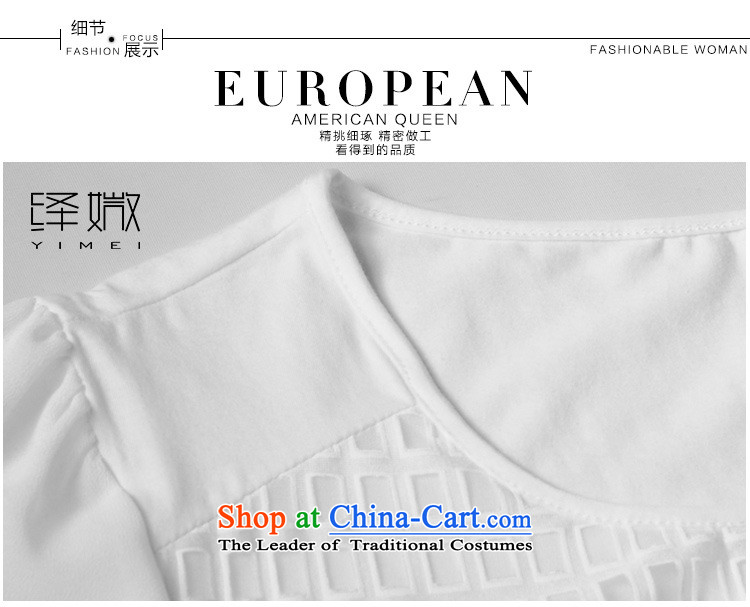 Ya-ting shop European site female new fall inside Europe XL T-shirt with round collar Sau San water-soluble spend long-sleeved shirt black XXXL picture, prices, brand platters! The elections are supplied in the national character of distribution, so action, buy now enjoy more preferential! As soon as possible.