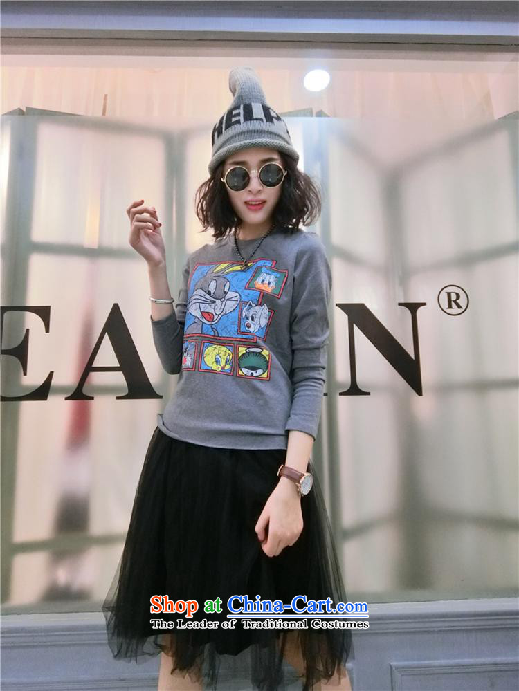 Ya-ting shop 2015 autumn and winter female Korean version of the new card T-shirt with round collar forming the Netherlands to Sau San long-sleeved T-shirt pure cotton red are code picture, prices, brand platters! The elections are supplied in the national character of distribution, so action, buy now enjoy more preferential! As soon as possible.