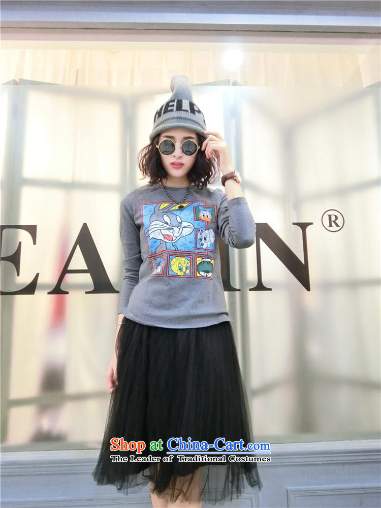 Ms Rebecca Pun stylish shops 2015 autumn and winter female Korean version of the new card T-shirt with round collar forming the Netherlands to Sau San long-sleeved T-shirt pure cotton red are code picture, prices, brand platters! The elections are supplied in the national character of distribution, so action, buy now enjoy more preferential! As soon as possible.