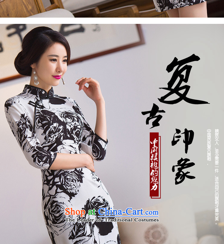 2015 Fall Short of new) Cuff FZ304 qipao picture color S picture, prices, brand platters! The elections are supplied in the national character of distribution, so action, buy now enjoy more preferential! As soon as possible.