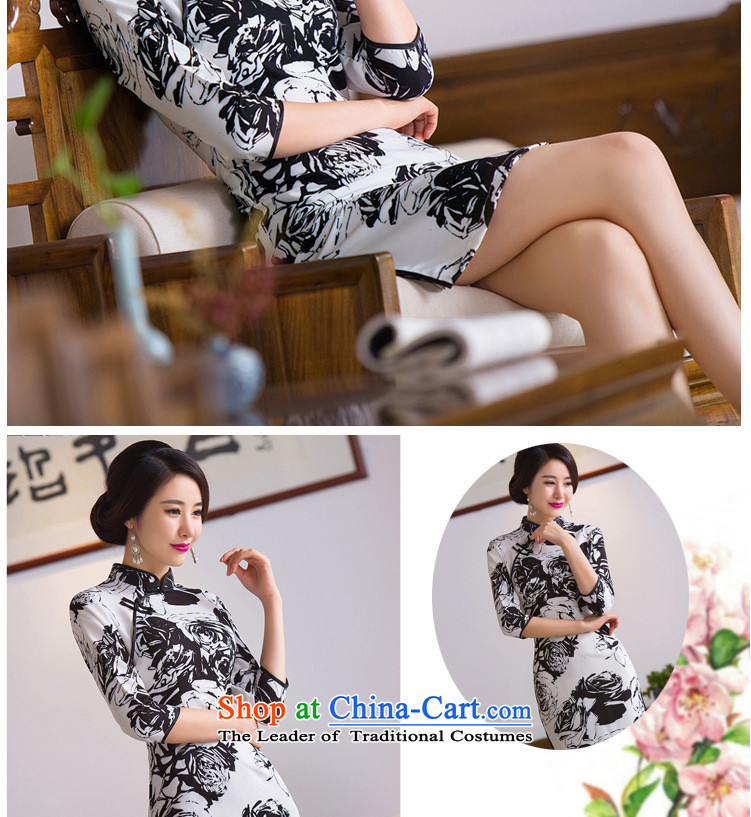 2015 Fall Short of new) Cuff FZ304 qipao picture color S picture, prices, brand platters! The elections are supplied in the national character of distribution, so action, buy now enjoy more preferential! As soon as possible.