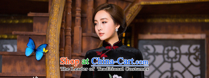 In the autumn of 2015, new cuff fashion, older large cheongsam dress code FZ304 picture color pictures, prices, XXL brand platters! The elections are supplied in the national character of distribution, so action, buy now enjoy more preferential! As soon as possible.
