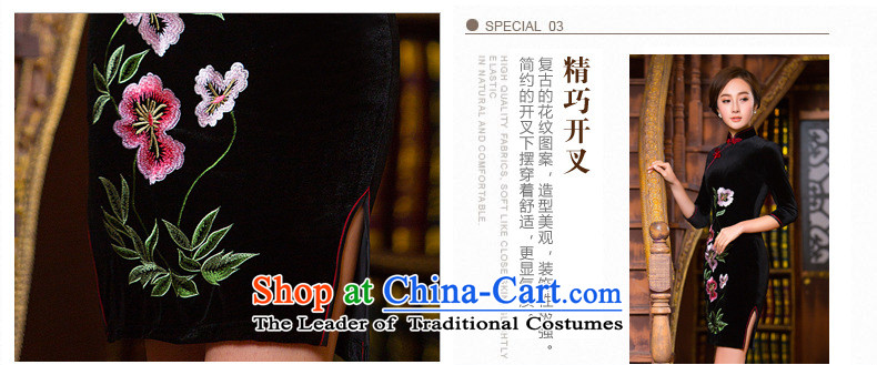 In the autumn of 2015, new cuff fashion, older large cheongsam dress code FZ304 picture color pictures, prices, XXL brand platters! The elections are supplied in the national character of distribution, so action, buy now enjoy more preferential! As soon as possible.
